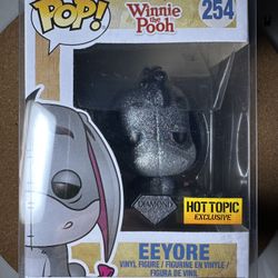 Funko Pop! Disney: Eeyore Diamond #254 Hot Topic Exclusive w/Pop Protector 
