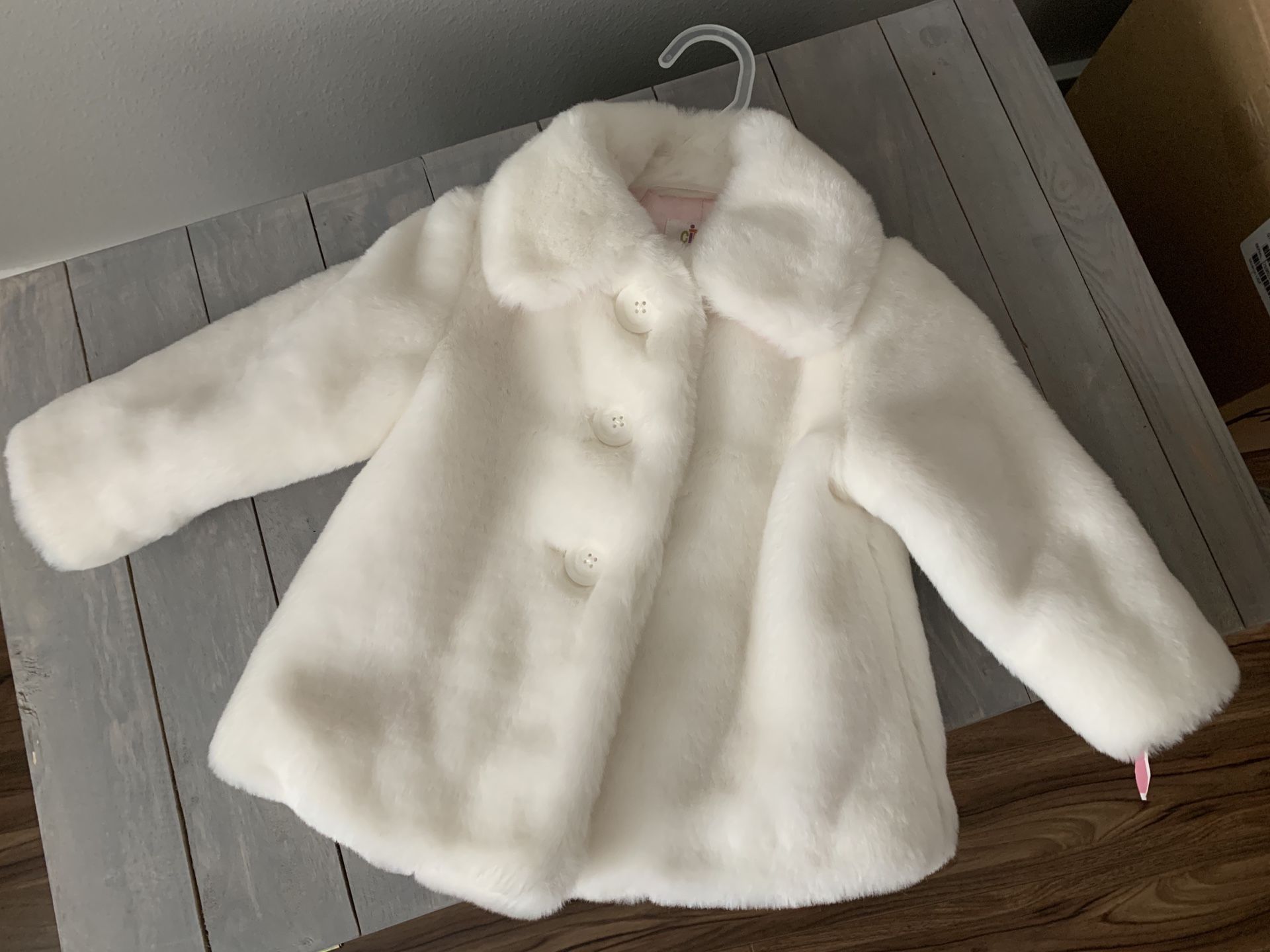 Faux fur baby coat/jacket