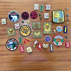 Boy Scout Patches, Pins, Awards 1960s 1970s