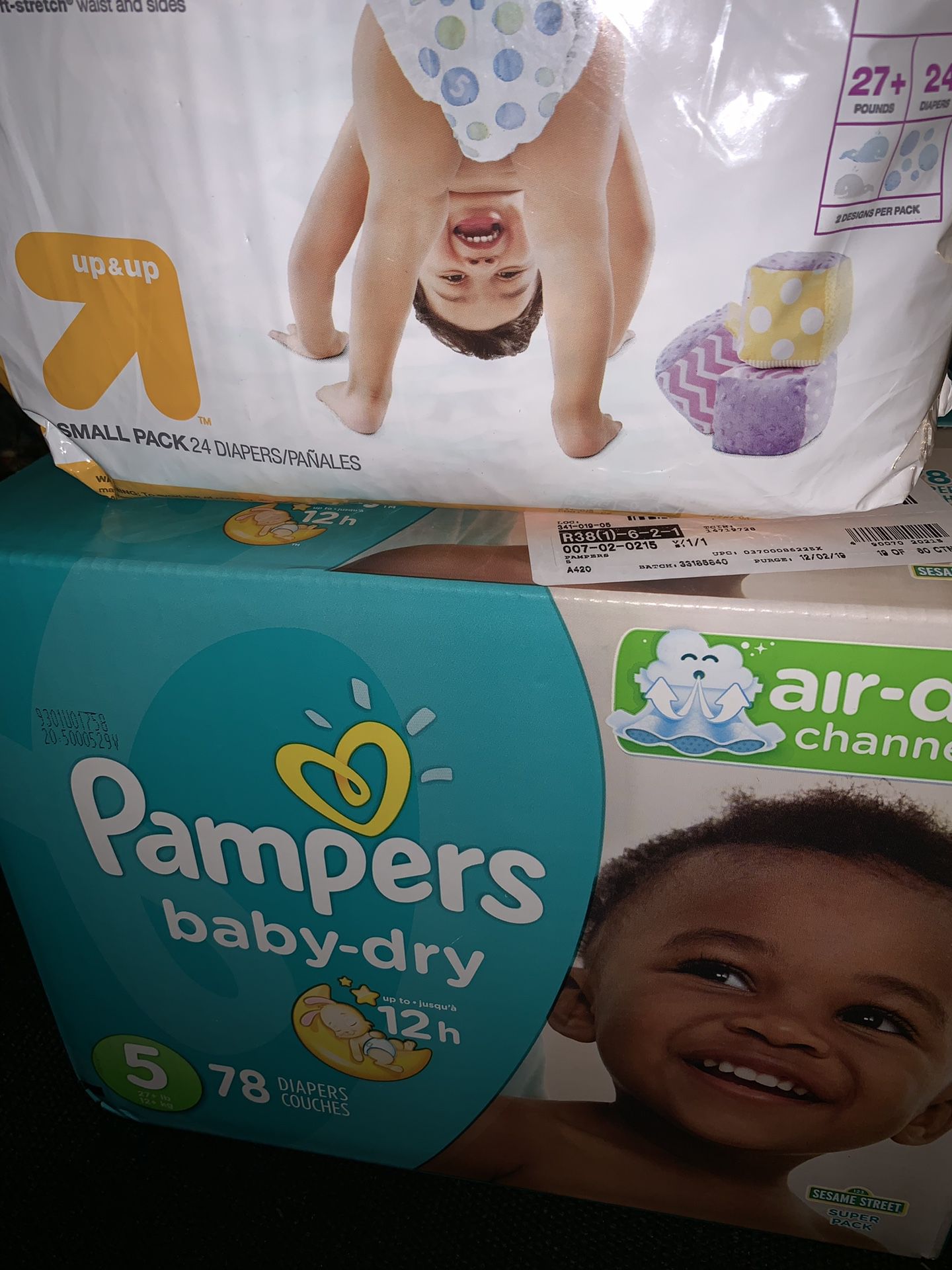 New diapers size 5 $20 for both