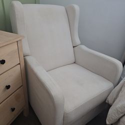 white recliner