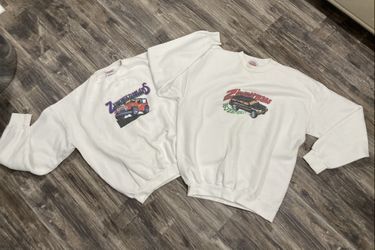 Set of 2 Vintage 94 & 95 Zimmerman's Jeep Rally Sweatshirt adult size X-Large