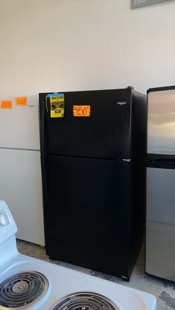 Whirlpool Black Top Bottom Refrigerator