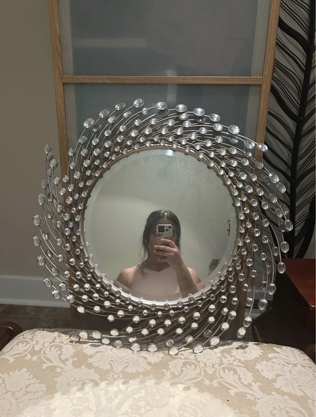 Rhinestone Mirror