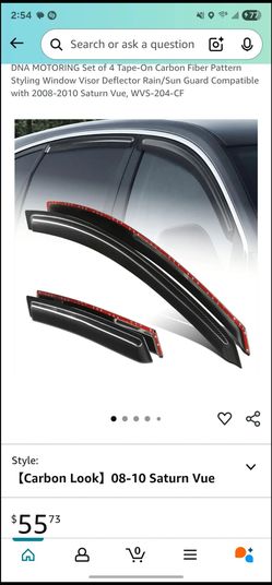 Saturn Vue Window Visors