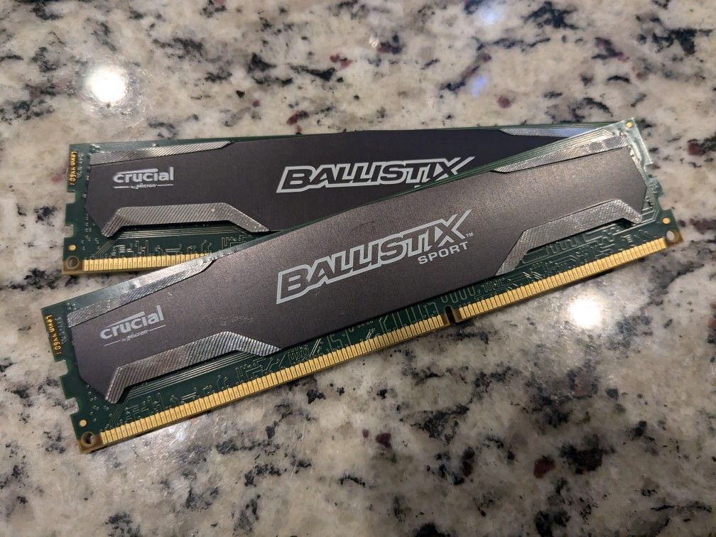 Crucial Ballistic Sport RAM 8GBs (2x4GB)