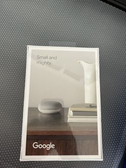 Google Nest Mini 2nd Generation Smart Speaker with Google Assistant - Chalk (unopened)