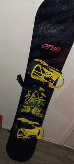 CAPITA! HOROSCOPE 157 SNOWBOARD / UNION FLIGHT PRO BINDINGS...