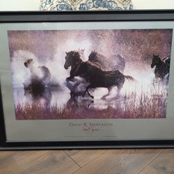 Framed Horse Wall Art