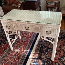 Wicker Desk