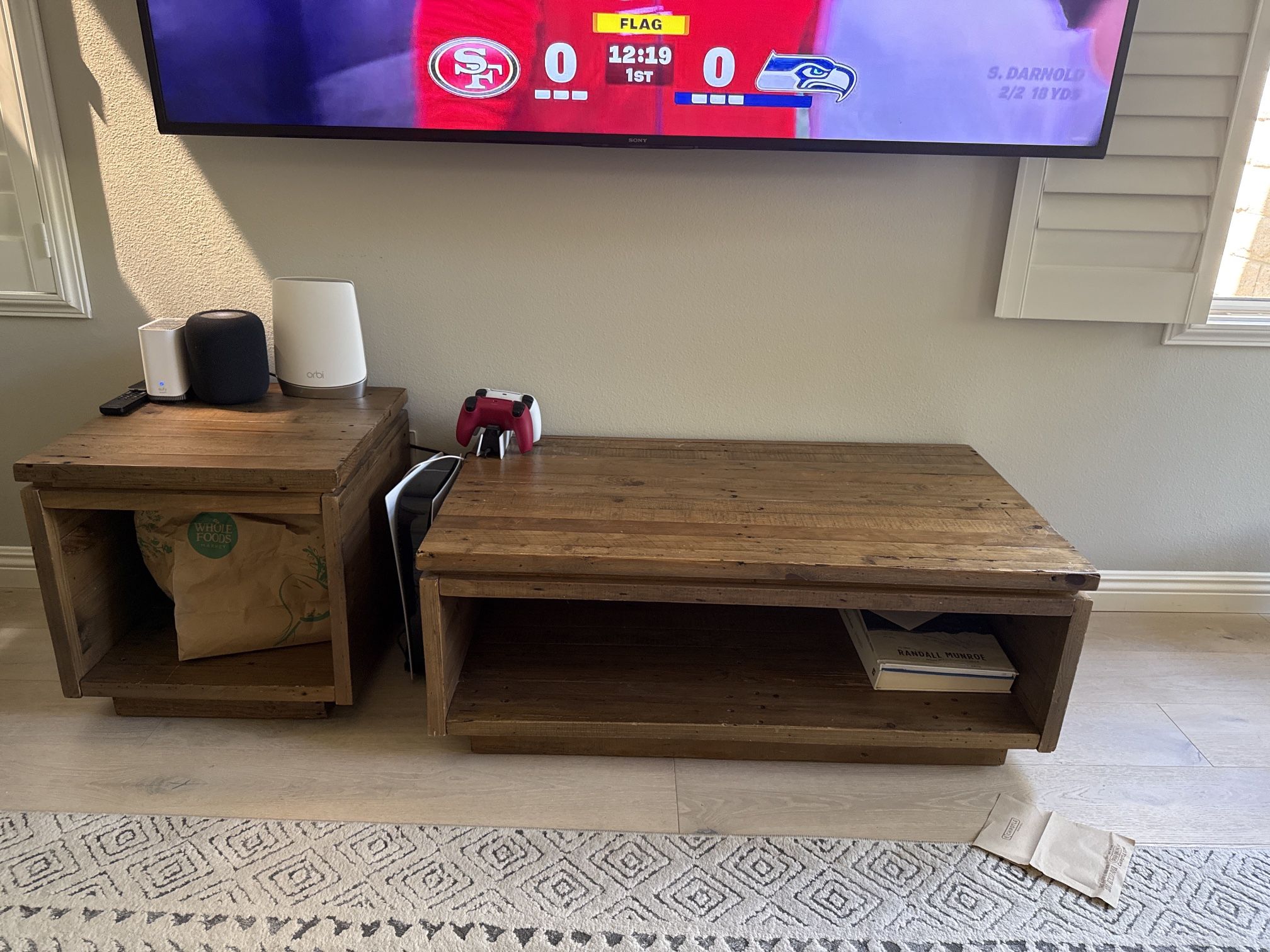 Side Table And Coffee Table 