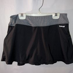 Ladies Womens Small hind black tennis skort skirt