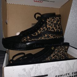 Vans sk8 hi (Cher Strauberry edition)cheetah