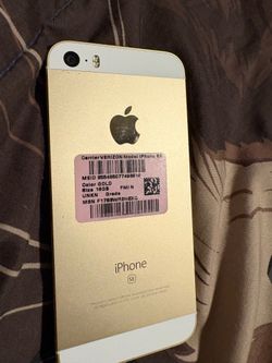 Apple iPhone SE 16GB Gold - Fully Working - Great Condition