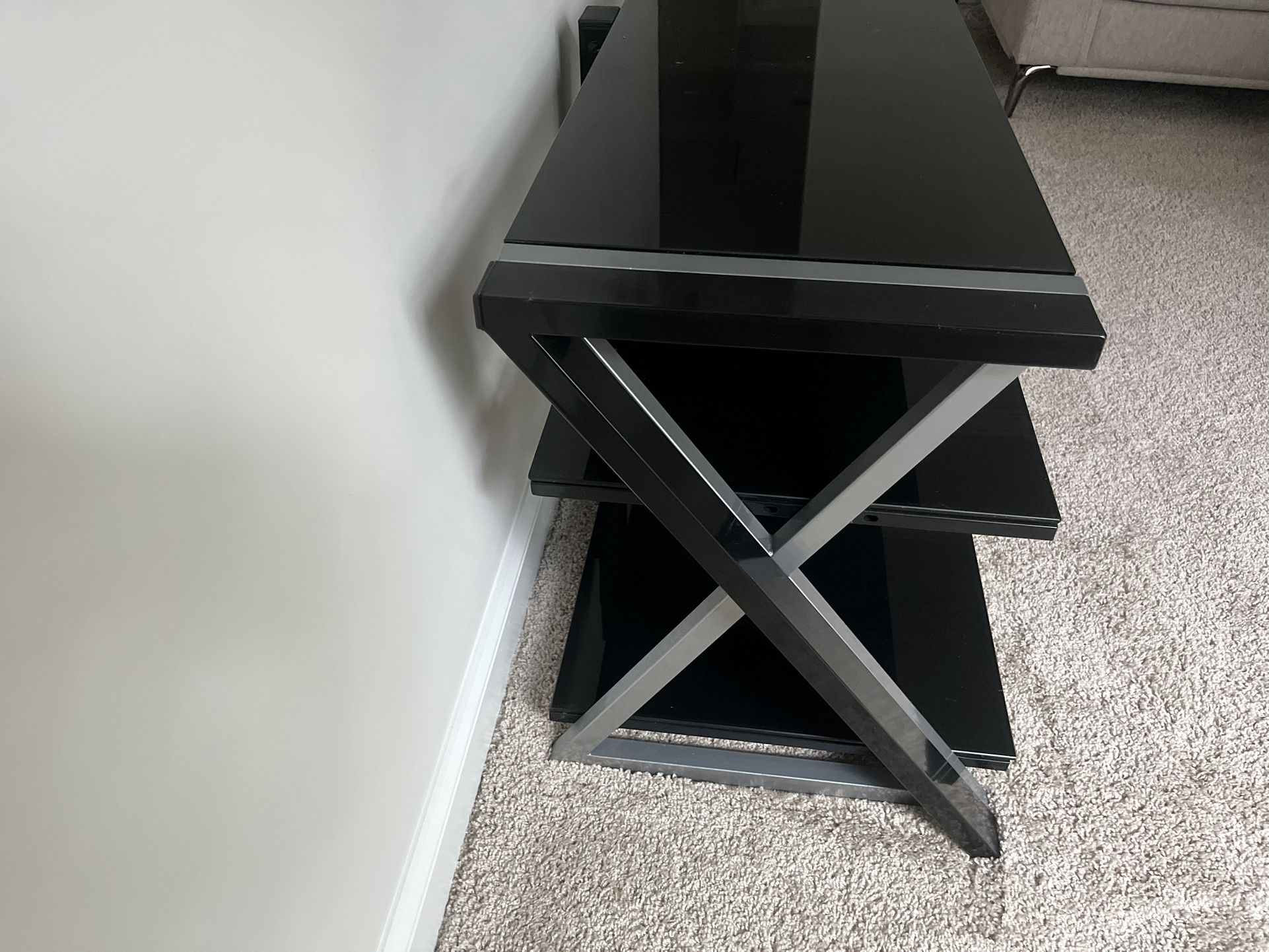 Glass TV Stand