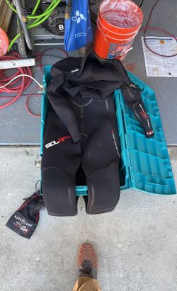 Aqualung 7/8mm Hooded Wetsuit Scuba Medium Size