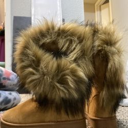 womens fur boots 