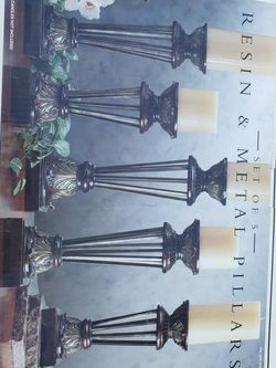 metal candle holders
