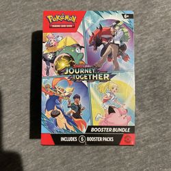 Pokemon Journey Together Booster Bundle Brand New Factory Sealed