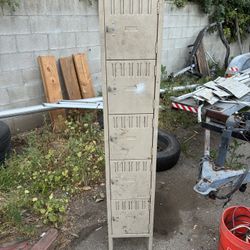 Metal Lockers 66” Tall 1ft Wide 
