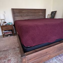 King Bed Frame - Wooden