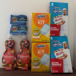 Household cleaning bundle Palmolive swiffer Mr cleaner