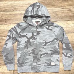 Ralph Lauren Denim Supply Y2K Bohemian Camouflage Full Zip Hoodie Womens M