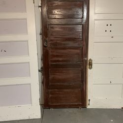 Door, Antique, Solid Wood 
