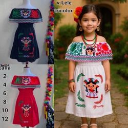 Girls Mexican Dresses - Variedad de Vestidos Méxicanos Para Niñas