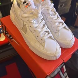 Nike Blazer Low Sacai White Patent Leather