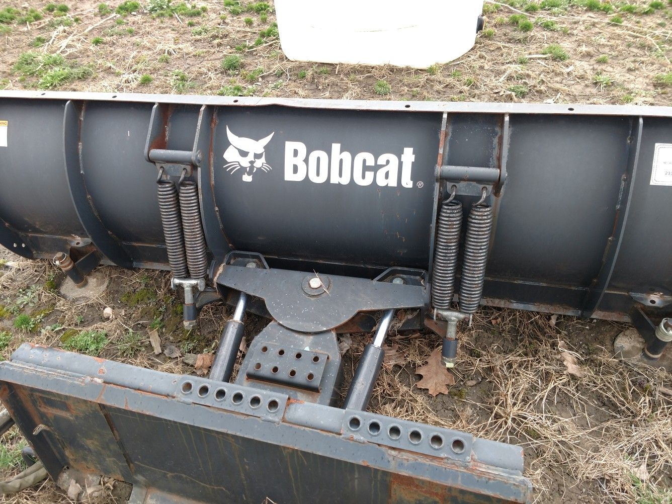 Bobcat snow plow