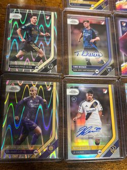 Topps Chrome MLS Soccer Card Lot