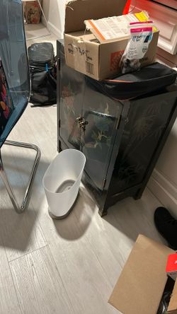 Mini Hutch Cabinet Sideboard Storage 