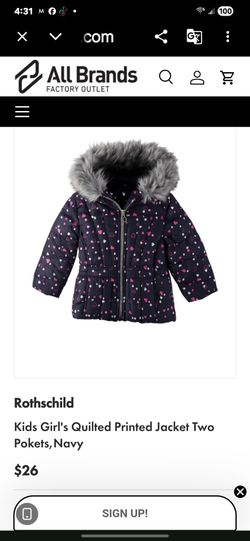 Girl jacket size 2T
