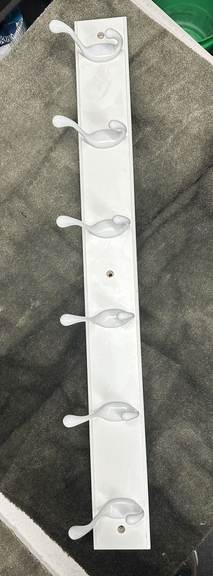 Free Coat Rack 6 Hook White