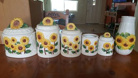 Sunflower canisters