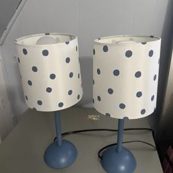Polka Dot lamps 