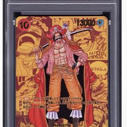 GOLD D ROGER MANGA PSA 10 JAPANESE 5K USD 