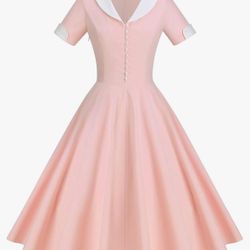 Pink Teacher Dress
