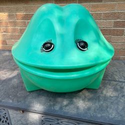 Big Vintage Little Tikes Frog Collectible Toy Storage Box