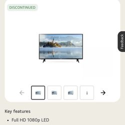 43 Inch LG TV W/ Remote 