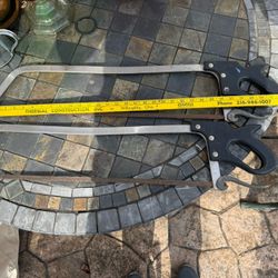 Pair Of Butchers Saws Deer Hunters