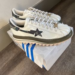 Adidas BAPE Clot Superstar Friends And Family Size 9