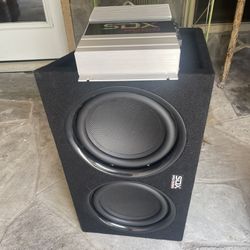 I Have A Sets SDX Audio Amp And Two 10” SDX Subwoofers On Sealed Box 