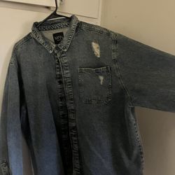 4xl Jean Jacket Worn Once 