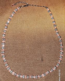 Pretty Pink Bead Necklace