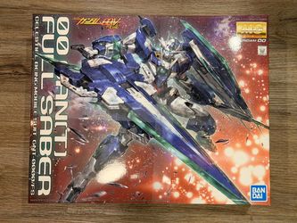 Bandai 00 QAN(T) Full Saber MG 1:100 Gundam Model Kit BRAND NEW & FACTORY SEALED