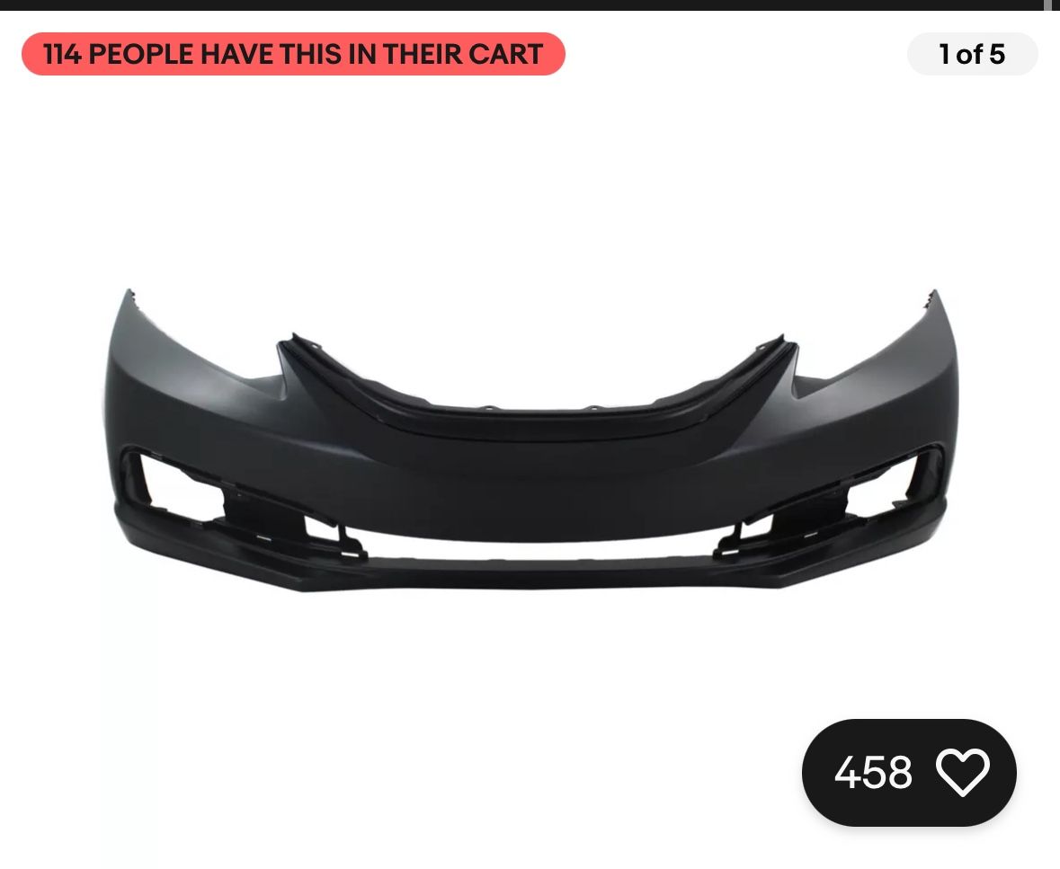2014 Civic SI Front Bumper New 
