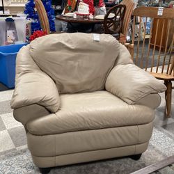 Tan Leather Chair 