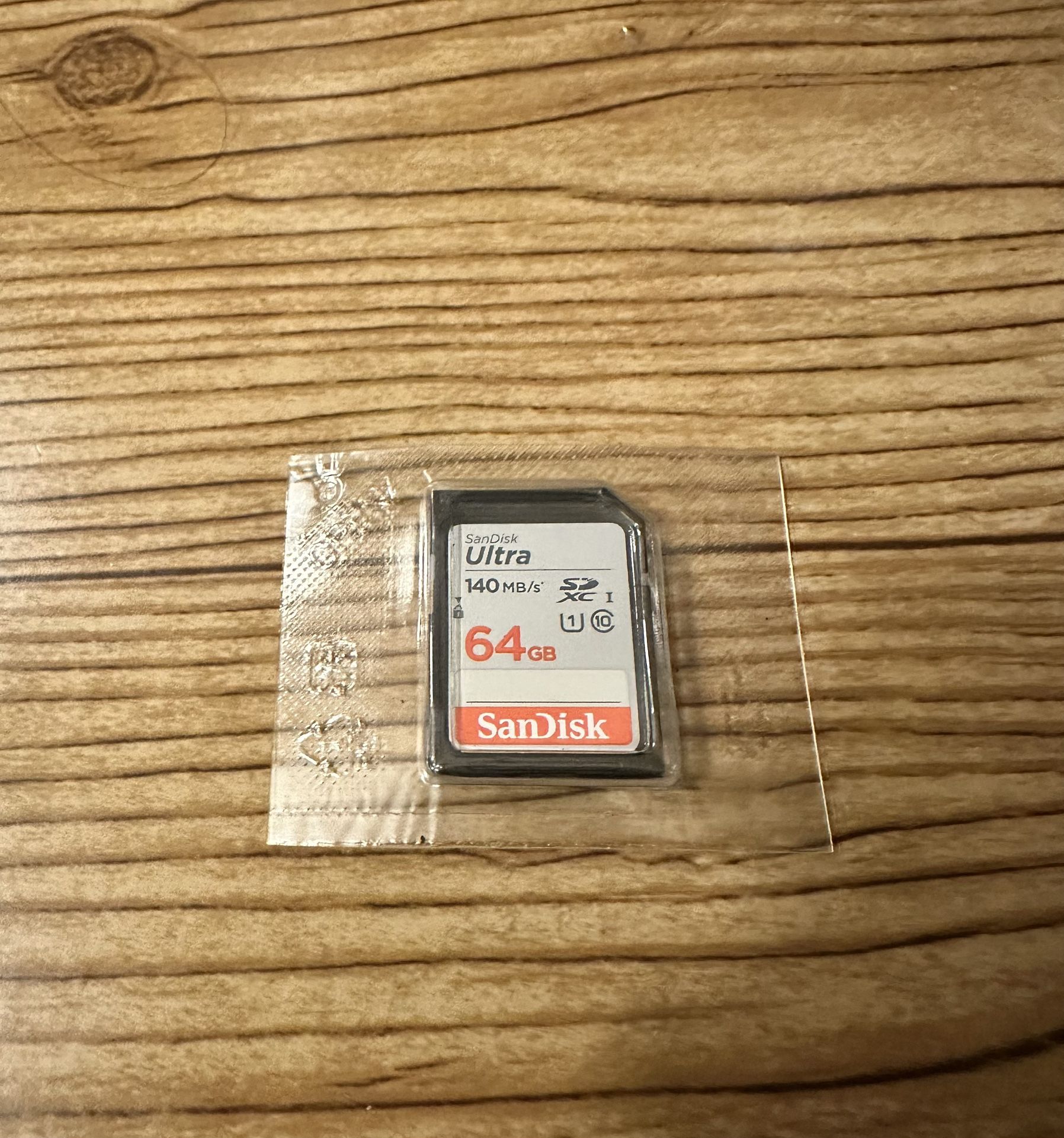 SanDisk Tarjeta de memoria Ultra SDXC UHS-I de 64 GB, hasta 140 MB/s, C10, U1, Full HD, tarjeta SD - SDSDUNB-064G-GN6IN